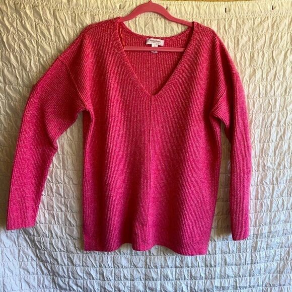 MOTHERHOOD MATERNITY oversize double knit sweater - Picture 1 of 8